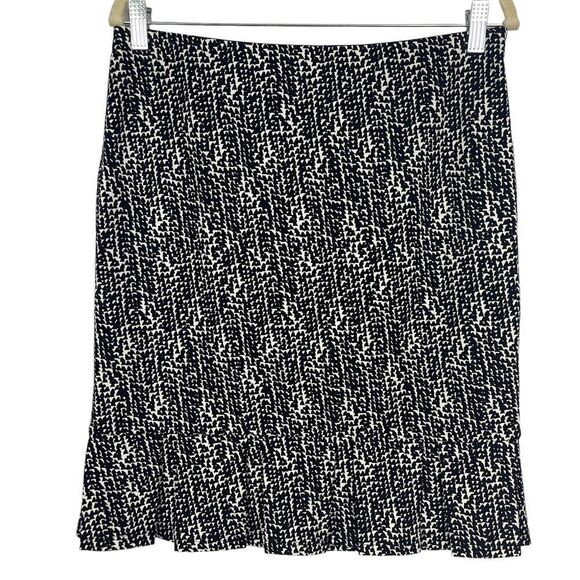 Ann Taylor Graphic Glimpses Print Flounce Skirt, NWOT, size 8 - Picture 1 of 11